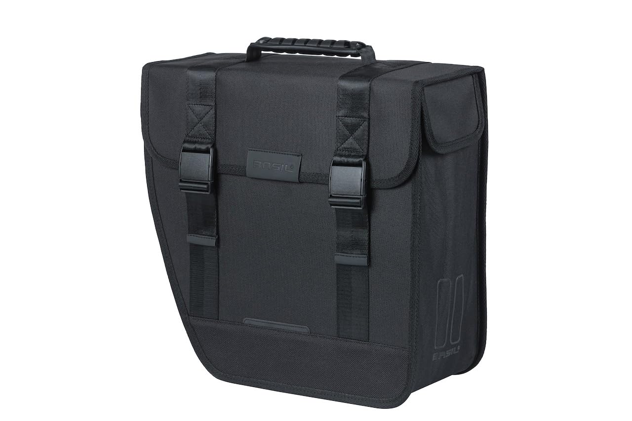 Basil Tour Pannier Rack Bag Left 14 L Black 2022