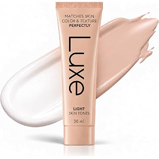 Luxe Color Changing Foundation for Mature Skin -  Light | Color Matching, Adapts to Your Skin Tone, Hydrating Hyaluronic Acid