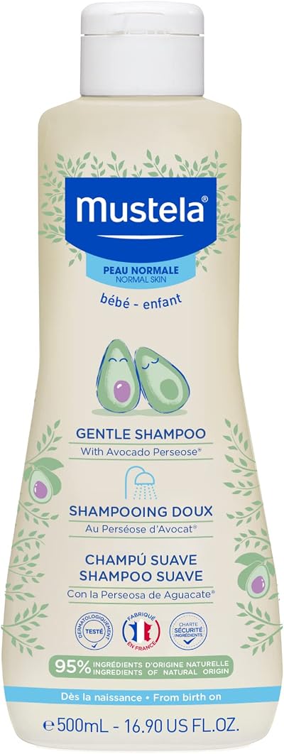 Mustela Gentle Shampoo with Organic Avocado 500 ml Tear-Free Baby Kids