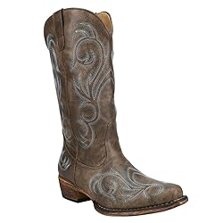 Roper Womens Riley Boot, Brown, 8