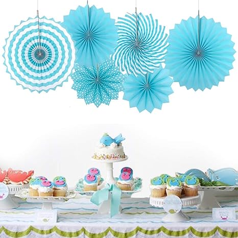 Shopperskart Presents Paper Fans Flowers For Welcome Baby Baby