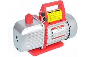 Kozyvacu Dual-Stage HVAC Vacuum Pump, 5.0 CFM - Ideal for AC Repair Tools, Car AC Vacuum Pump, AC Vacuum Pump Kit, and Recovery Machine HVAC - Also Known as Bomba de Vacio A/C (TA500)