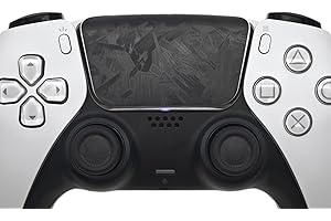 Touchpad Protector for PS5 Dualsense/Edge Enhanced Texture Skin Compatible with PlayStation 5 Dualsense/Edge (Forged Carbon F