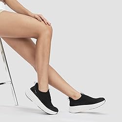AIRHAS Womens Wide Toe Box Walking Shoes Slip On
