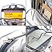 DEARFUN Clear Backpack Eco friendly Student Book Bag Transparent School Daypack for Teenager Girls Boys, Medium Size Stadium Approved
