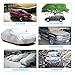Big Ant Car Cover,Breathable Waterproof Car Covers All Weather Full Size Outdoor Snow Cover Custom Fit Sedan Up to 190 Inches-Sliver