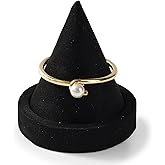 Papten Solid Wood Bracelet Holder Bangle Bracelet Watch Holder Bracelet Jewelry Display Stand Bracelet Display Stand for Vendors Exhibit/Trade Shows/Retail Stores (Black)