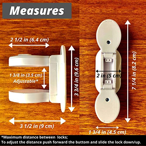 We-Guard-Child-Proof-Door-Lever-Lock--New-Upgraded-Design-Set-of-2-Adjustable-3M-Adhesive-Easy-to-Install-Handles-Lock-Your-Privacy-and-The-Safety-of-Your-Baby-Kids-and-Pets-Matter