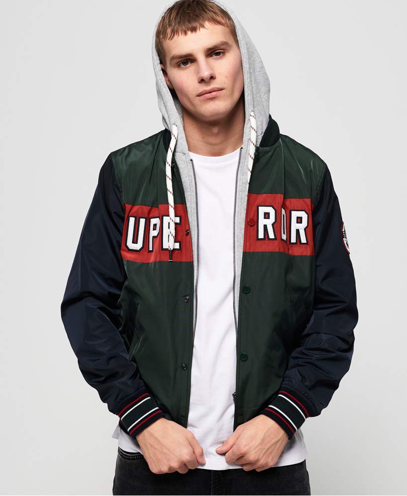 bomber jacket green superdry upstate bomber