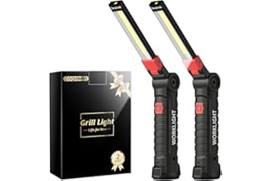 Coquimbo Grill Light, BBQ Grilling Accessories for Outdoor Grill, Rechargeable LED Work Barbecue Light with Magnetic Base and Hook, Stocking Stuffers Gifts for Men Him Adults Dad Husband Boyfriend