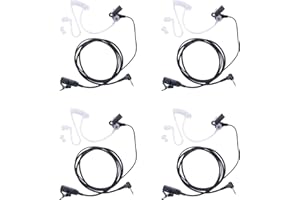 BVMAG Acoustic Tube Earpiece Headset with Mic PTT Compatible with Motorola Talkabout MR350R MH230R T260 T600 T200TP T260TP T4