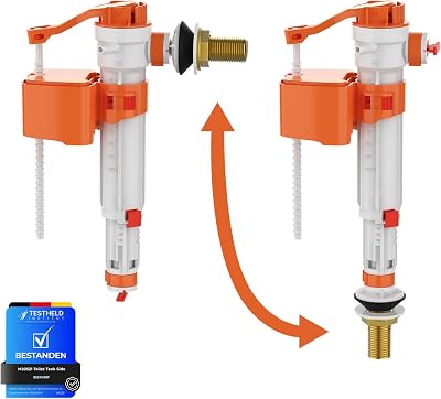 Ibergrif M20521 Toilet Cistern Bottom Side Fill Valve Adjustable Telescopic 3/8"