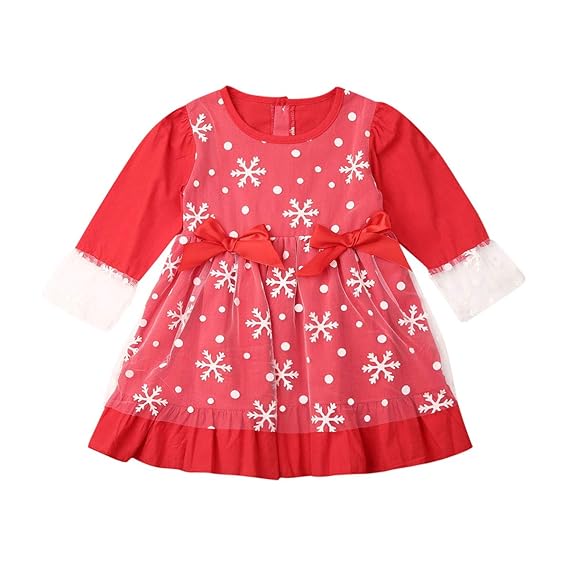 baby snowflake dress