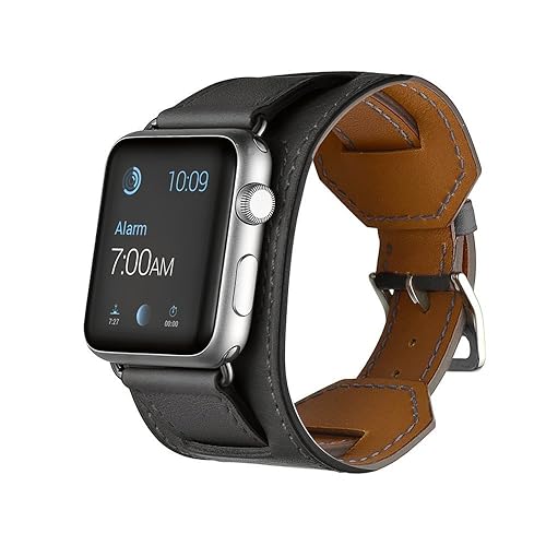 Apple Watch Band MacTop 42mm Leather Apple Smart Watch Band Cuff
