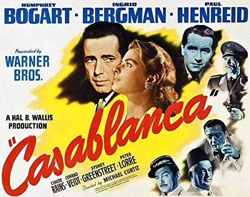 Amazon.com: Casablanca - 1942 - Movie Poster: Posters & Prints
