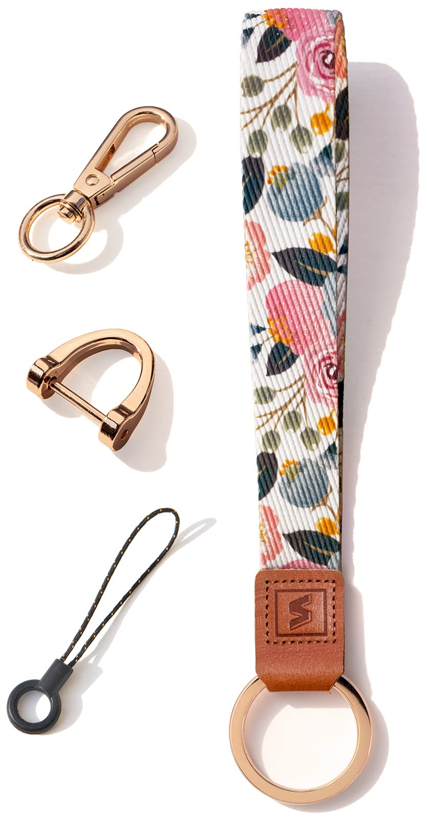 SENLLY Wristlet Lanyard Strap for Keys, Original Pattern Design Wrist Keychain Holder — image 1
