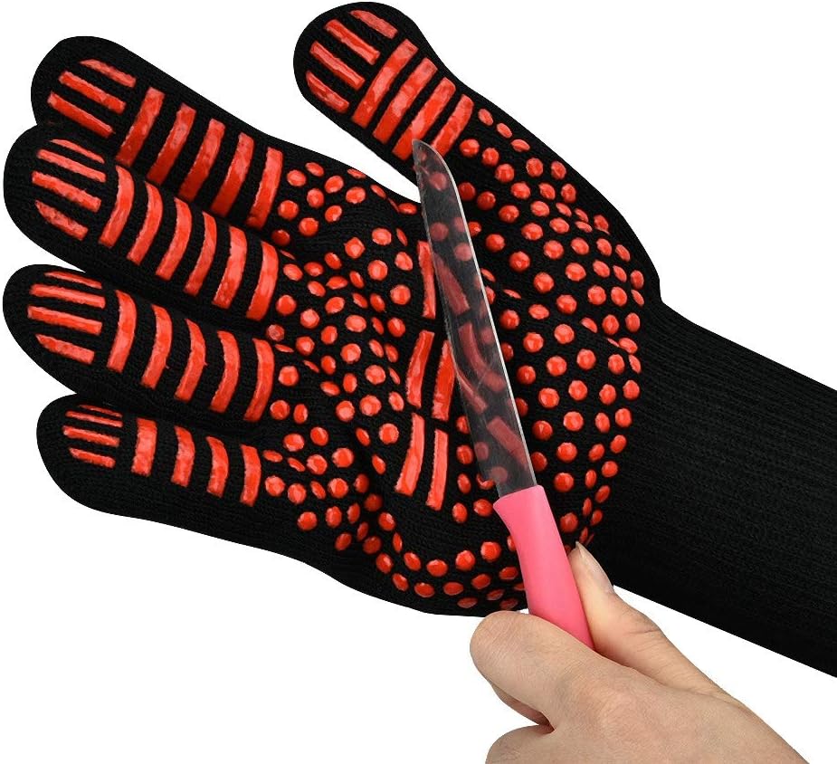 Heat Resistant Oven Gloves, 1472°F High Temperature Resistant Fireproof