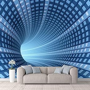 Wall Mural Impression of The Future Removable Self-Adhesive Large Wallpaper - 66x96 inches