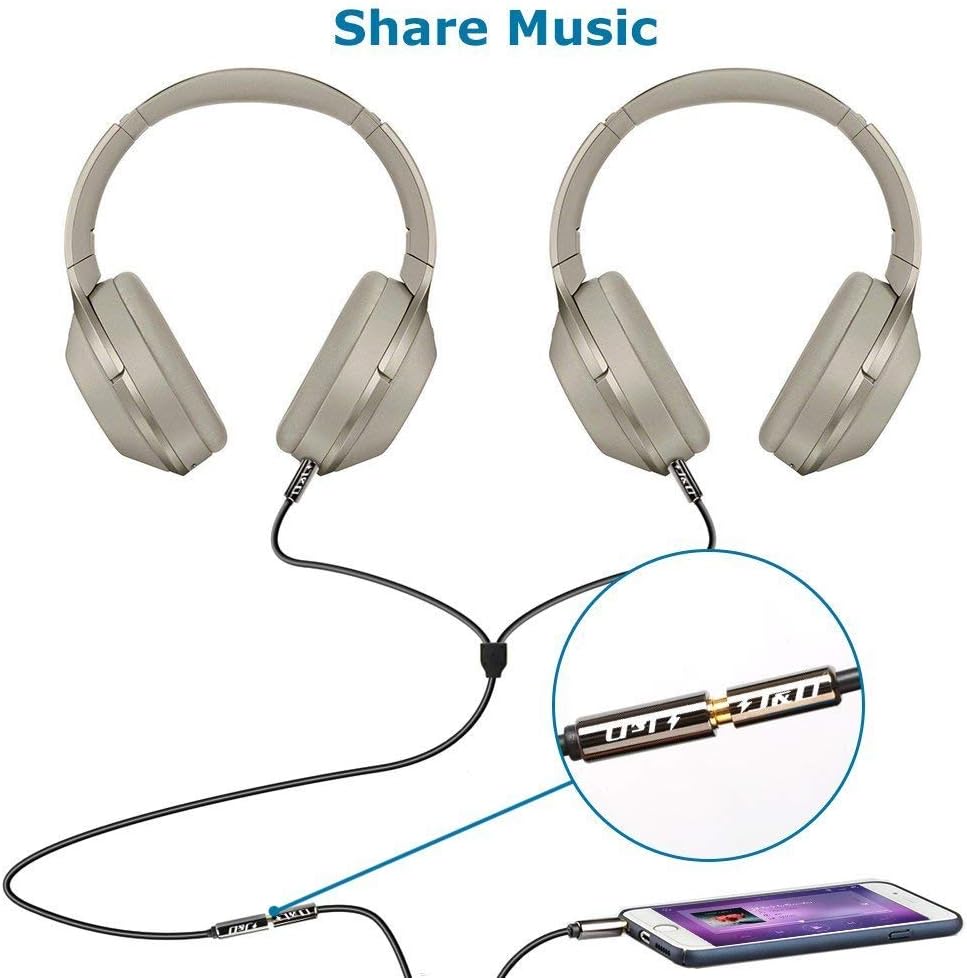 J&D 3.5mm TRS Female to Dual 3.5mm TS Male Y Splitter Cable, Stereo to Mono Breakout Adapter for Headphones Speakers - Image 5