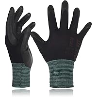 DEX FIT Nitrile Work Gloves FN320, 3D Comfort, Durable Grip, Thin & Washable