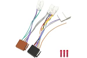 Jayubien Stereo Wiring Harness for Toyota Radio Connector 2003-2012,Compatible with Camry Corolla Tacoma Matrix Tundra 4Runne