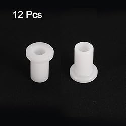 uxcell 12pcs Flanged Sleeve Bearings Plastic