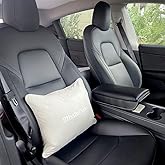 BlissfulNest Suede Lumbar Support Pillow 1 Pack Uniquely Designed for Lower Back Support Neck Support Cushion Multi-Purpose Pillow Extra Soft