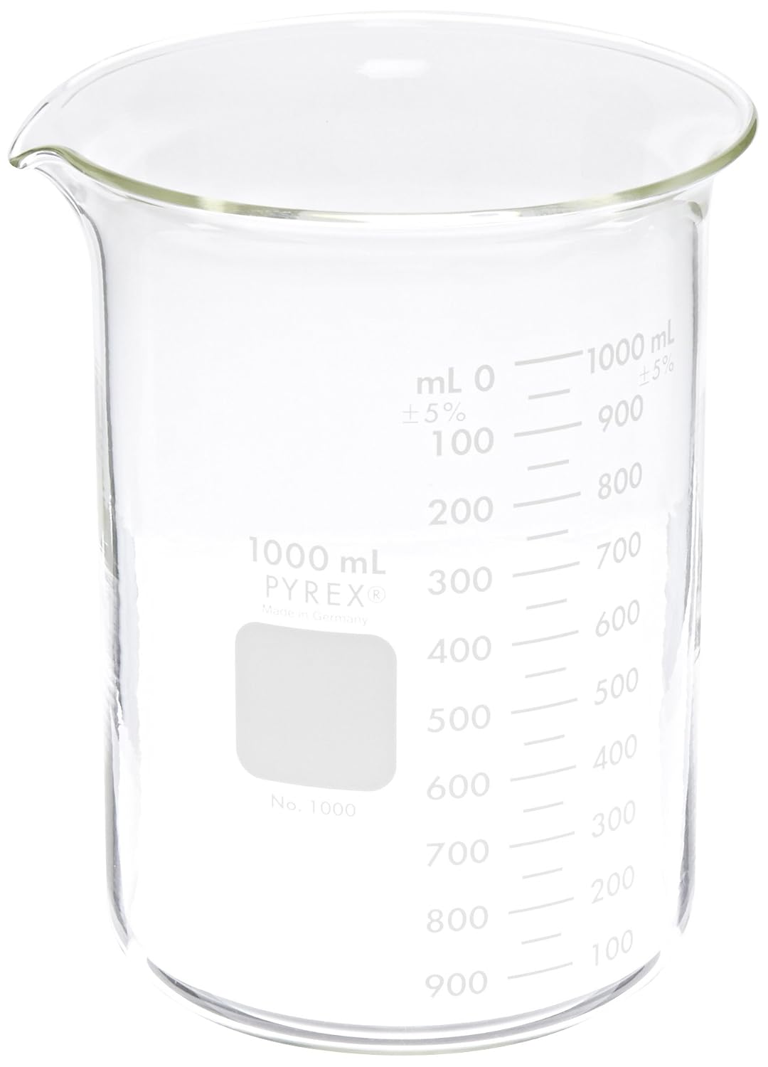thumbnail image 2 of Pyrex 1000-400 Brand 1000 Griffin Low-Form Beaker, 400 ML, 12/pk From 2 of 14