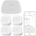 YoLink Smart Home Starter Kit: Amazon's Choice Water Sensor 4-Pack & Hub Kit - Our Best-Selling Original Water Leak Sensor (Q