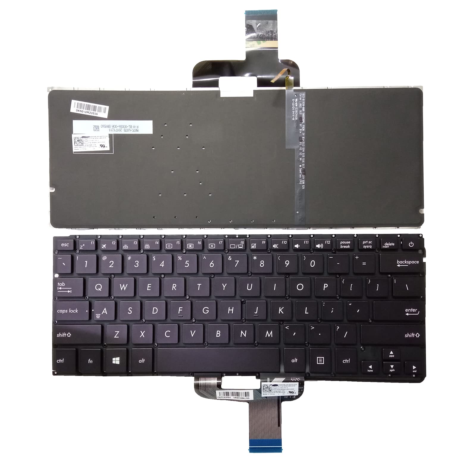 Photo 1 of Laptop Replacement US Layout with Backlit Keyboard for Asus ZenBook UX310 UX310UA UX310UQ U4000 U4000U U4000UQ RX310 RX310U RX310UA RX310UQ Black 0KN0 UM2JP16 UM1ND16