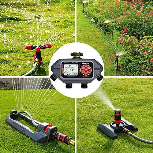 Eden 25413 Programmable Digital Water Timer 4Zone, Compatible with