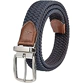 Tommy Bahama Men's Fully Adjustable Stretch Woven Fabric Web Belt - Casual Comfort for Work, Weekend & Vacations