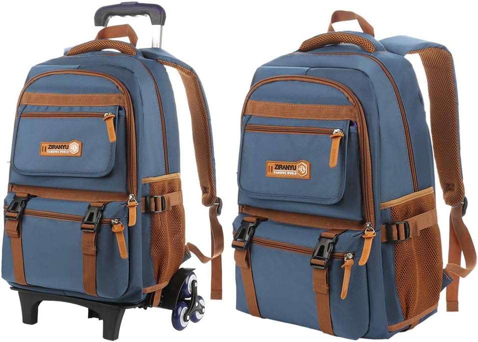 ziranyu rolling backpack