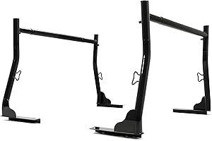 HECASA Cargo Rack Universal for 51" - 71" Width Truck-Bed Extendable Pickup Truck Ladder Rack Utility Contractor Kayak Lumber