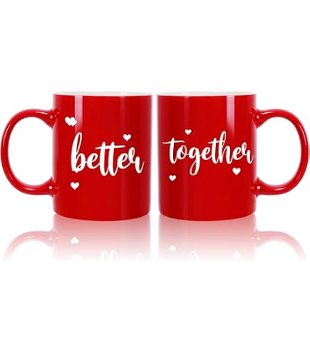 Amazon.com: Cottage Creek Mugs | Mug Set of 2 16oz. Ceramic Coffee Cups | I  Love You Coffee Mugs for Men and Women | Perfect Couples Engagement, Bridal  Shower, Wedding, Christmas &