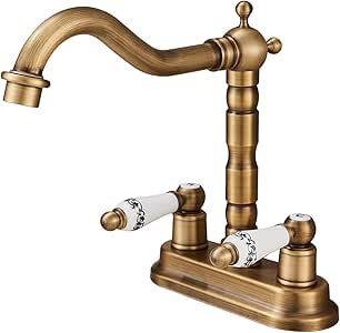 grifo Grifo de lavabo de baño de doble asas grifo mezclador de