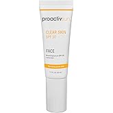 Proactiv Clear Skin Face Sunscreen Moisturizer With SPF 30 - Hydrating SPF Lotion And Sensitive Skin Sunscreen For Oily Skin And Acne-Prone Skin, Oil Free Matte Skincare Sunscreen, 1.5oz
