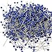 La Tartelette 800pcs Round Pearl Head Dressmaking Pins Weddings Corsage Florists Sewing Pin (3.5 cm, Navy Blue)