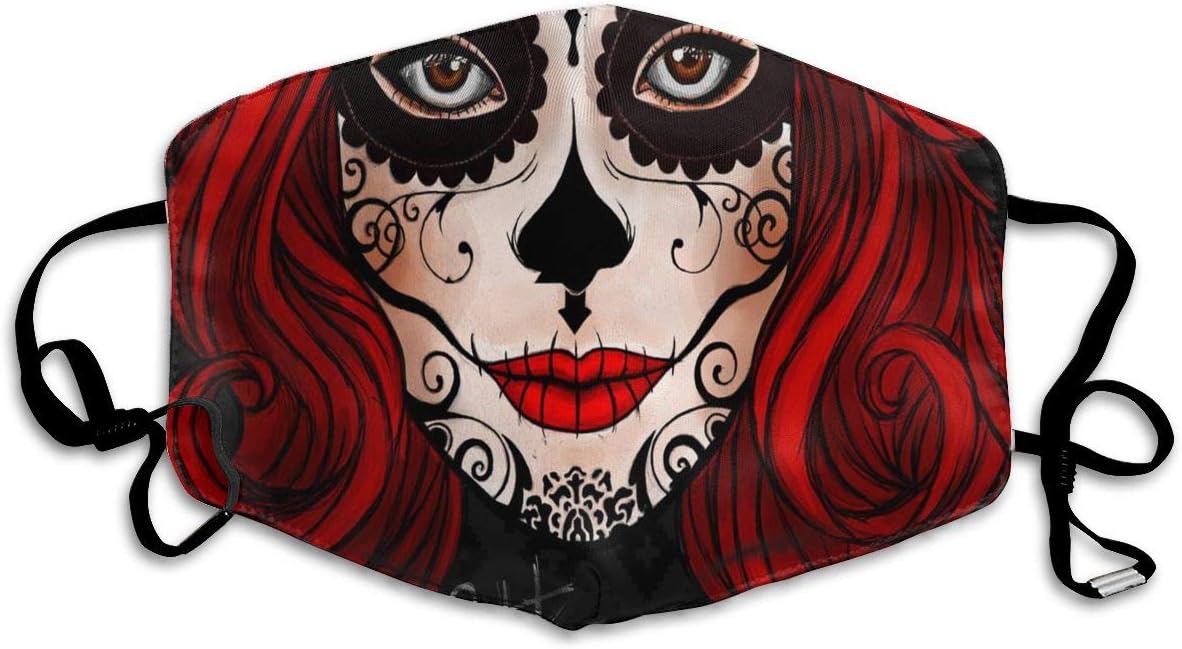Anti Dust Mask Mexican Skull Women Surgical Mask Winter Healthy Reusable For Girls Gift