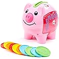 Fisher-Price Laugh & Learn Smart Stages Piggy Bank, Cha-ching! Get ready to cash in on playtime fun and learning!