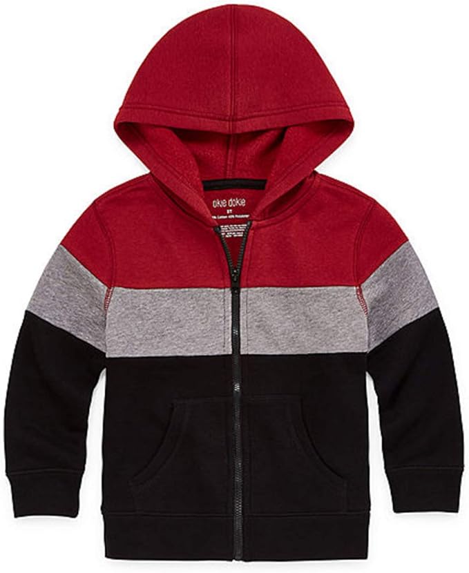 Okie Dokie Boys Cuffed Sleeve HoodieToddler Clothing