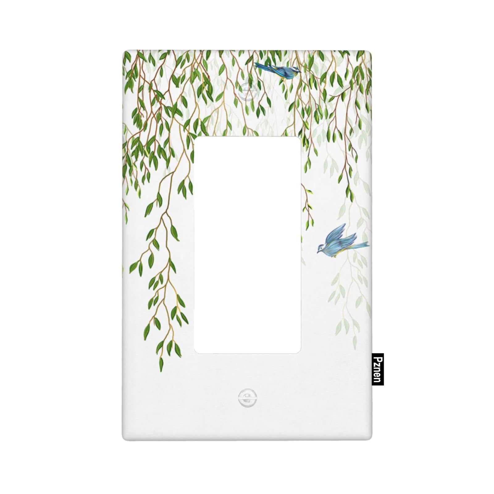 Pznen Hanging Eucalyptus Leaves Single Rocker
