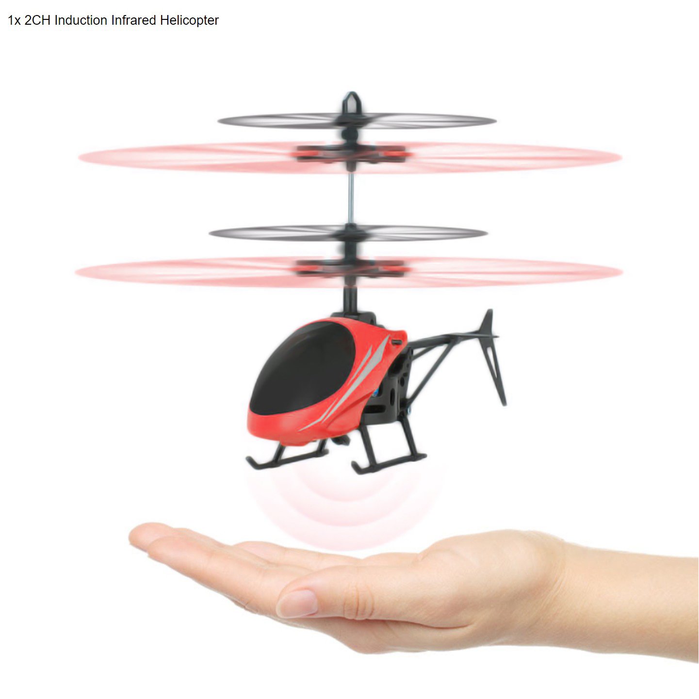 hand sensor helicopter toy
