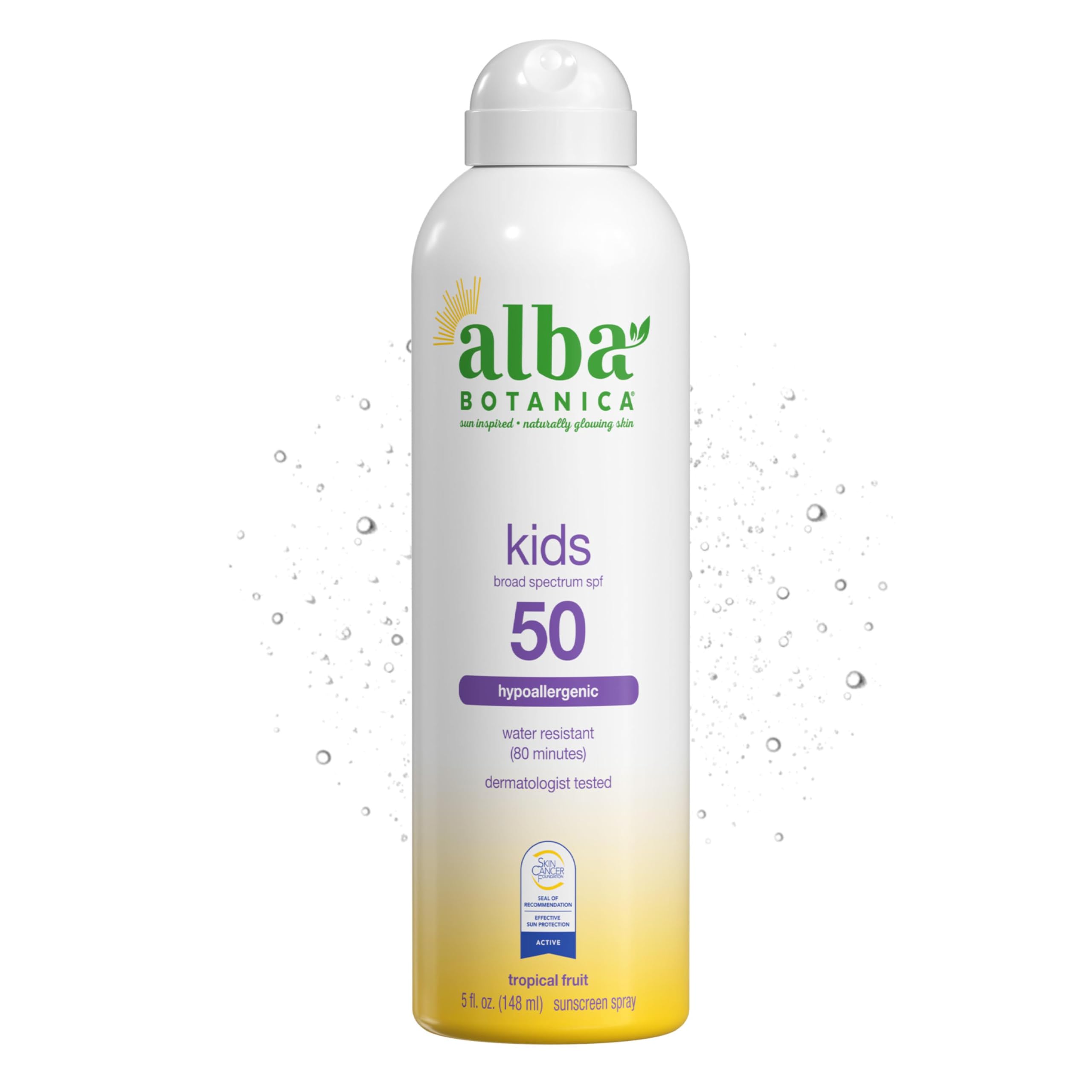 Alba Botanica Sunscreens Kids Clear Spray SPF50, 171 g
