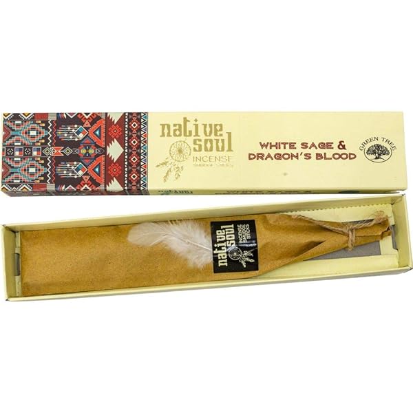 KHEOPS INTERNATIONAL GREEN TREE INCENSE 15 GR (WHITE SAGE & DRAGON’S BLOOD), PACK OF 12