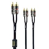 Arklove 10ft Shielded RCA Plug Splitter Stereo