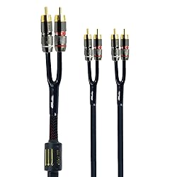 Arklove 25ft Shielded RCA Plug Splitter Stereo