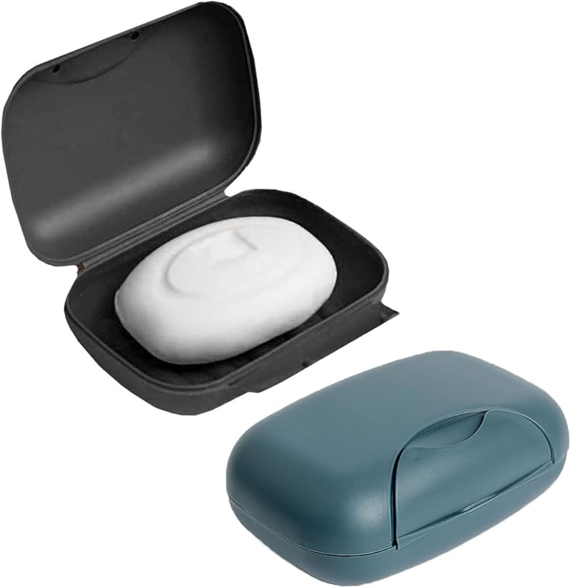 HZZXCH 2Pcs Travel Soap Case Waterproof Leakproof Portable Dish Holder