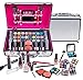 Shany Cosmetics Carry All Train Case with Makeup and Reusable Aluminium Case
