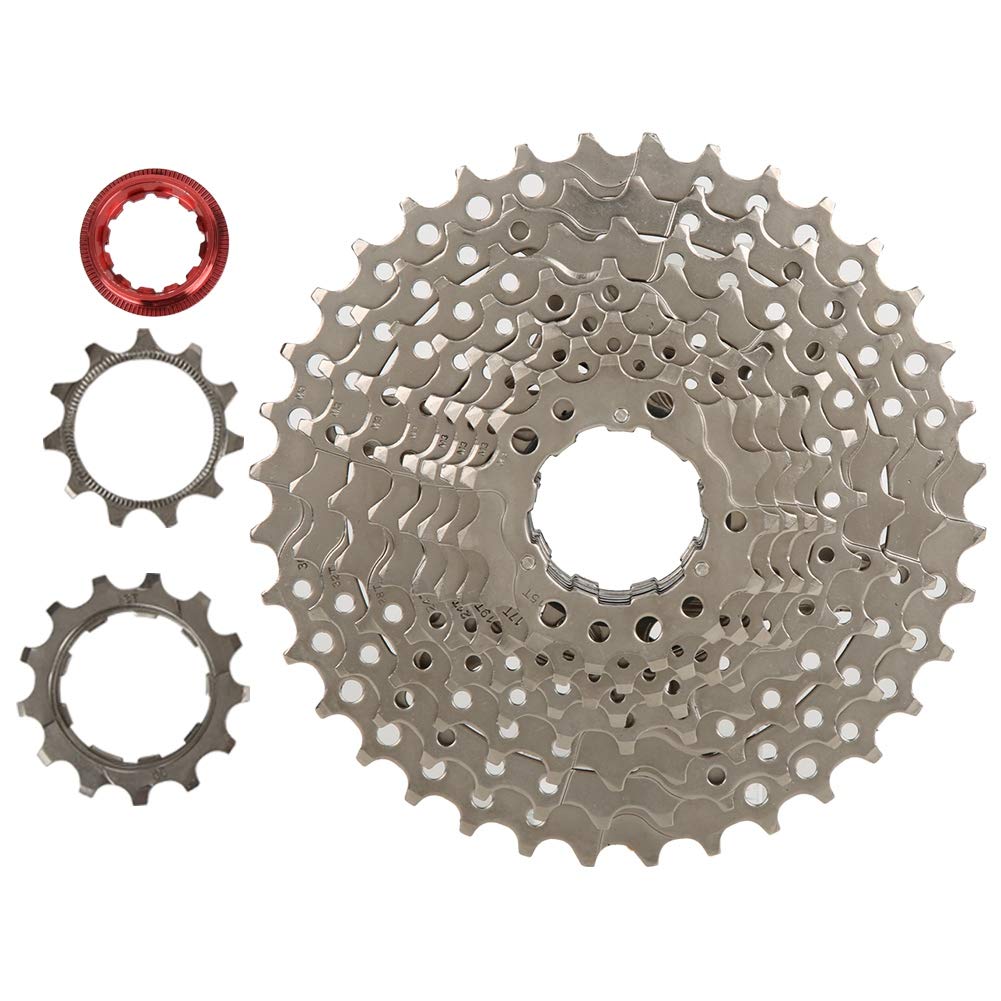 Tbest ycle Flywheel,ycle Cassette Sprocket, 10 Speed 11 36T Steel Bike Flywheel Freewheel Cassette Sprocket SLX Accessory replacement for ycle